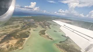 Landing at Providenciales  Turk and Caicos Islands [upl. by Uziel]