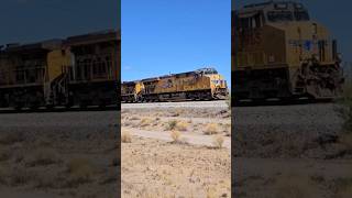 Union Pacific train through the desert arizona railway train [upl. by Nirot987]