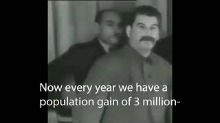 Joseph Stalin speaking normally With Subtitles [upl. by Kerrin]