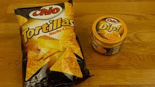 Chio Hot Cheese Dip amp Tortillas Nacho Cheese [upl. by Quickel]