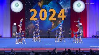 New Jersey Spirit Explosion FAB5  Finals The 2024 Cheerleading Worlds WITH SOUND [upl. by Jenda]