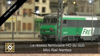 Modélisme  Le réseau ferroviaire HO du club Mini Rail Nantais [upl. by Derte132]