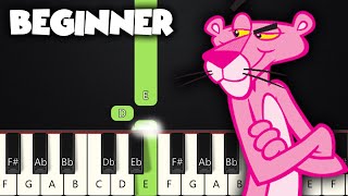 The Pink Panther Theme  BEGINNER PIANO TUTORIAL  SHEET MUSIC by Betacustic [upl. by Sibie543]