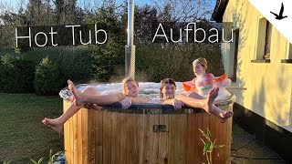 Hot Tub  Badefass  Jacuzzi von Timberin🚩Ausführliche Vorstellung  Aufbau  Anleitung  Test [upl. by Eriha]