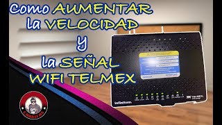 Como AUMENTAR la SEÑAL y LA VELOCIDAD WIFI INFINITUM TELMEX FIBRA OPTICA MUY FACIL Y RAPIDO 2024 [upl. by Yrrot]