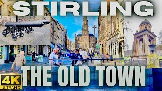 4K STIRLING Scotland 2023A Virtual Walking Tour 🚶‍♂️ of the Old Town [upl. by Fernald]