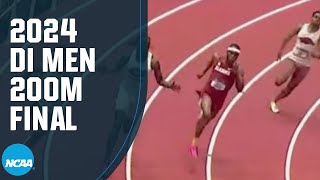 Mens 200m  2024 NCAA indoor track and field championships [upl. by Silera124]