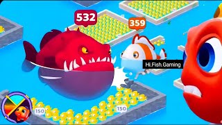 Fishdom Ads  Hungry Fish New Update 342 Fishdom Adsfishdom [upl. by Ymij]