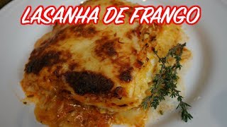 RECEITA DE LASANHA DE FRANGO SIMPLES [upl. by Annas]