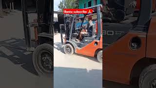 Forklift skills ngedrive forklift skills fyp dhyovlog viralvideo [upl. by Inait]