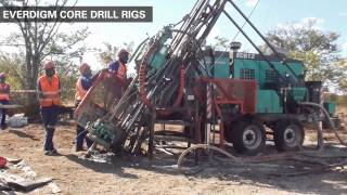 EVERDIGM Exploration drill rigscore drill rigs ECR12amp18 [upl. by Astrahan]