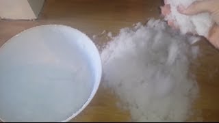 Make Fake Snow With Sodium Polyacrylate [upl. by Lleynad861]