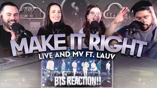 BTS quotMake It Right MV amp Livequot Reaction  This song has been stuck in our heads 💜🤩  Couples React [upl. by Ibbor]