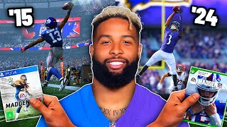 Scoring a CRAZY Touchdown with Odell in Every Madden [upl. by Eseeryt]