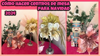 Cómo hacer arreglos navideños 2024 DIY🍬 [upl. by Claudia]