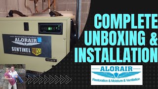 Unboxing and Complete Installation of Alorair HD55 Dehumidifier homeimprovement how DIY [upl. by Winograd]