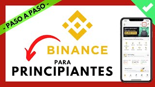 ✔️ BINANCE para PRINCIPIANTES 2022 ❗️ 【 COMO OPERAR en Binance 】 Tutorial en Español PASO a PASO 📈 [upl. by Aihsak]