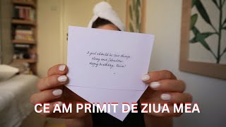 weekend vlog cu ce am primit de ziua mea [upl. by Norit]