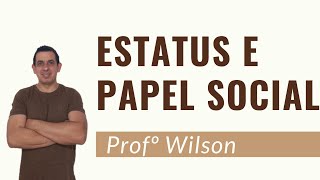 STATUS E PAPEL SOCIAL [upl. by Ydnil]