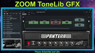 Zoom ToneLib Metal  Factory Sound [upl. by Yajiv]