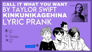 KUNKUNIKAGEHINA T SWIFT LYRIC CONFESSION  rare pairs amp some other stuff I forgot… [upl. by Dorcus132]