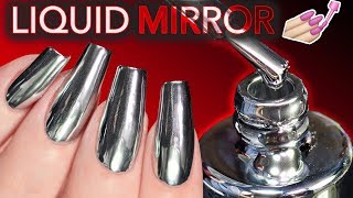 THE quotWORLDS FIRSTquot LIQUID MIRROR NAIL POLISH conspiracy theories [upl. by Ainoda965]