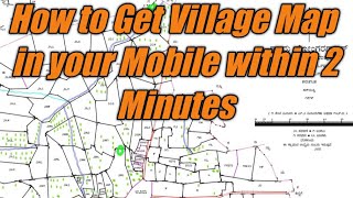 How to get Village Map with Survey Numbers  Village Map in mobile Phone [upl. by Meagher]