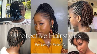 🔥Protective styles for natural hair compilation🔥 [upl. by Siegler]