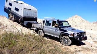 TOYOTA LC70  KEDRON  OFFROAD TOWING DISPLAY [upl. by Yung829]