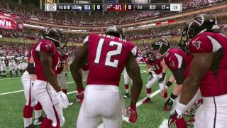 Seattle Seahawks  Atlanta Falcons 2017 Divisional Playoff Simulation [upl. by Ole]