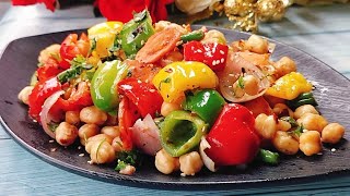 Healthy Chickpeas Recipe  Vegetable Stir Fry  Sauted Vegetables  Dinner Recipe  Weight loss rec [upl. by Anastasius]