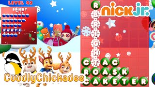 Nick Jr Christmas Word Blocks  All Levels Solution Walkthrough [upl. by Delisle]