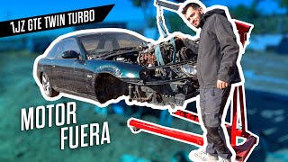 Saco el Motor 1JZGTE del Toyota SOARER [upl. by Lihkin]