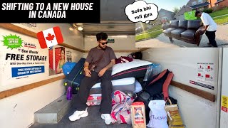 Shifting to a new house in canada 🇨🇦  International student  vlog [upl. by Old189]