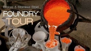 Art Bronze Inc Foundry Tour [upl. by Acirederf72]