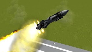 KSP  Sideways CruiseMissile Launch And Islandside Cluster Test [upl. by Ahseiat]