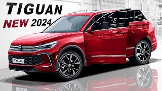 New 2024 VW Tiguan  FIRST LOOK at Interior amp Exterior in our Renderings [upl. by Bohrer391]