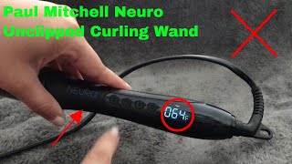 ✅ How To Use Paul Mitchell Neuro Unclipped Curling Wand Review [upl. by Silda471]