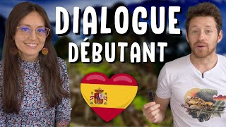 CONVERSATION de base en ESPAGNOL soustitrée 🇪🇸💬 pour les débutants [upl. by Ryann]