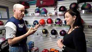 How to buy your first bowling ball girlsgonebowling [upl. by Gibbie]