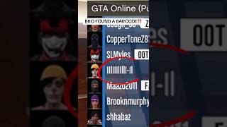 WORST Barcode ACCOUNT On GTA 5 ONLINE😭‼️ [upl. by Ehtyaf]