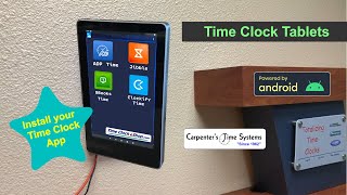 Time Clock Tablet for Clock In Clock Out App [upl. by Yung]