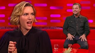 Leonardo DiCaprio Surprises Kate Winslet on The Toonight Show [upl. by Nicholl]