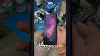 Samsung fold 3 before amp after ❤️🔥 smartphone galaxyfold [upl. by Tenner]