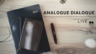 Analogue Dialogue  Welcome Nolty 2023 Planner  Kei and Wakako [upl. by Neelhtac743]