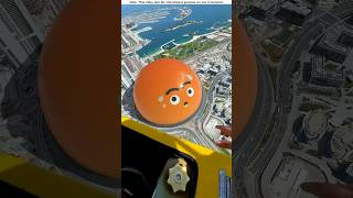 Amazing Emoji dome at Dubai Island road junction।😱shortvideo amazingfacts [upl. by Aniles]