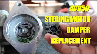 MOTOR STEERING DAMPER REPLACEMENT  Toyota ACR50 [upl. by Standish]