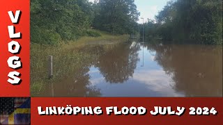 Linköping Flood  July 2024 [upl. by Feilak251]