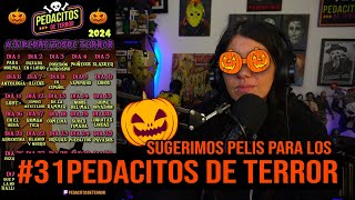 RECOMENDAMOS PELIS para el DESAFIO de HALLOWEEN  31PEDACITOSDETERROR 🎃 [upl. by Bunce]