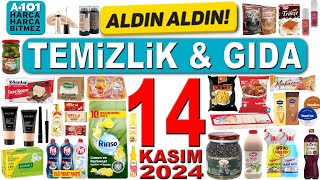 A101 BU HAFTA TEMİZLİK GIDA KATALOĞU  A101 İNDİRİMLERİ  A101 14 KASIM 2024 BAKKALİYE ÜRÜNLERİ [upl. by Frisse]